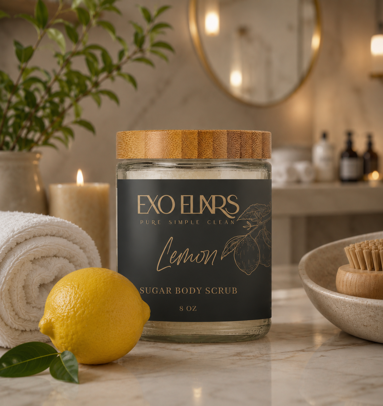 Lemon Sugar Body Scrub