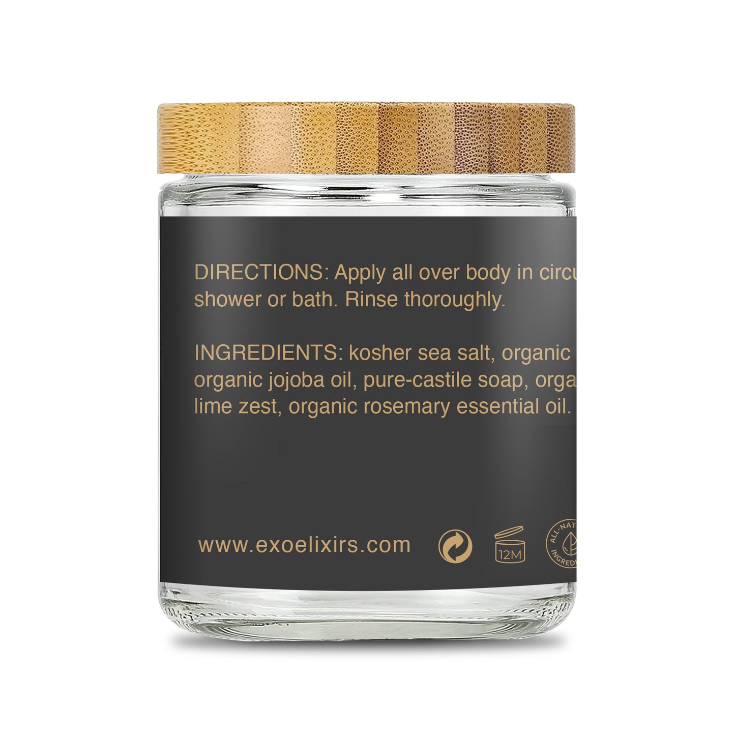 Rosemary Lime Sea Salt Body Scrub
